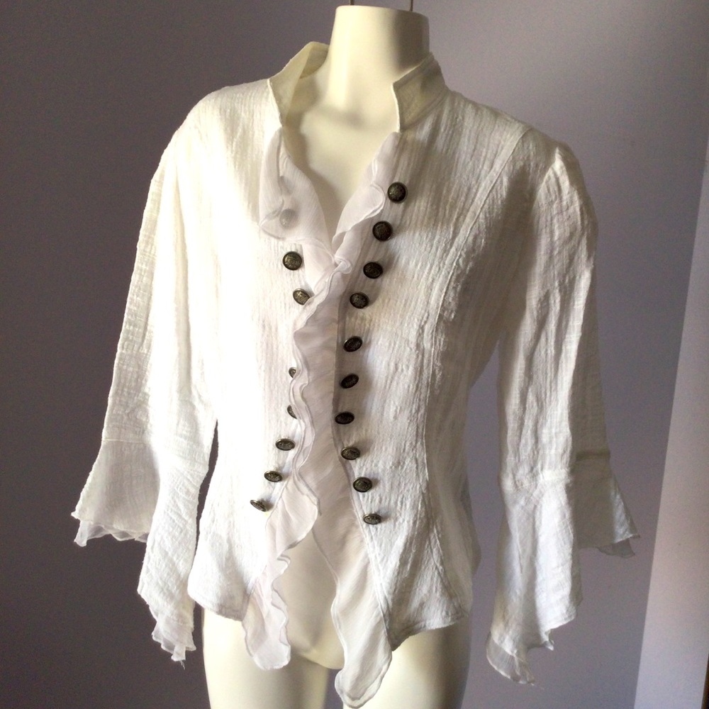 White dressy top